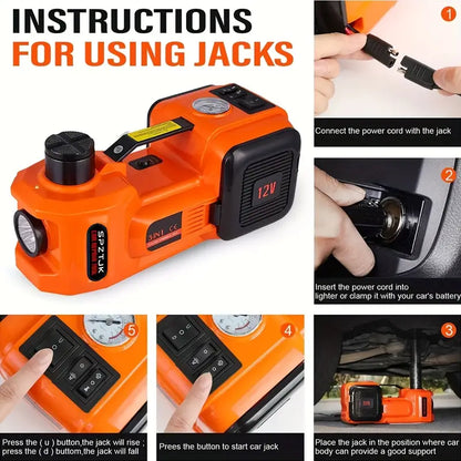 Electric Hydraulic Car Jack Kit