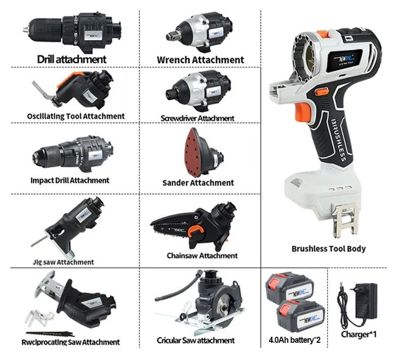 Cordless Multifunctional Power ToolKit