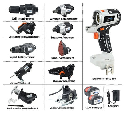 Cordless Multifunctional Power ToolKit